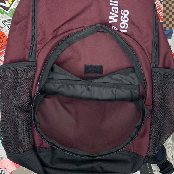 Vans Backpack Alumni 3 Burgundy classic NWT - Picture 4 of 4